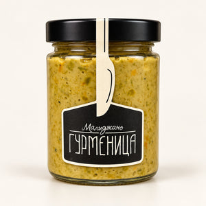 Malidjano clasic – pastă de ardei verzi și vinete coapte, Gourmenitsa – 330 g
