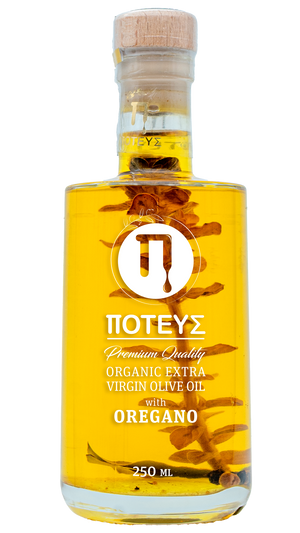Poteus Ulei de măsline bio cu oregano 250 ml