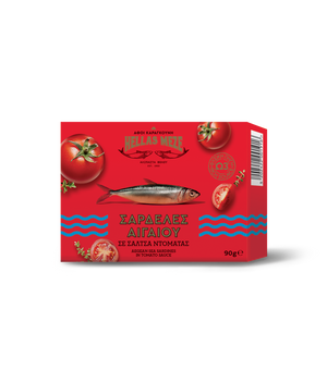 Sardine din Marea Egee în sos de roșii 90 g