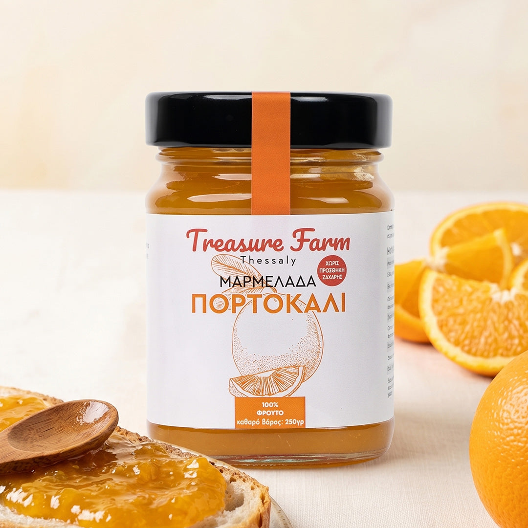 Dulceață de portocale fără zahăr 250 g